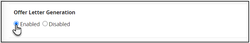 e-Signature Offer Letter Template Creation