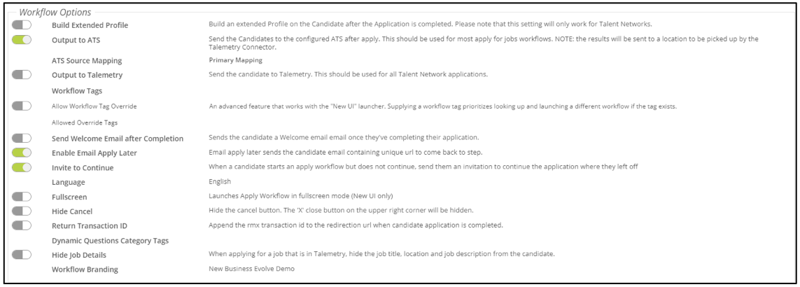 Workflows (Apply Workflow)