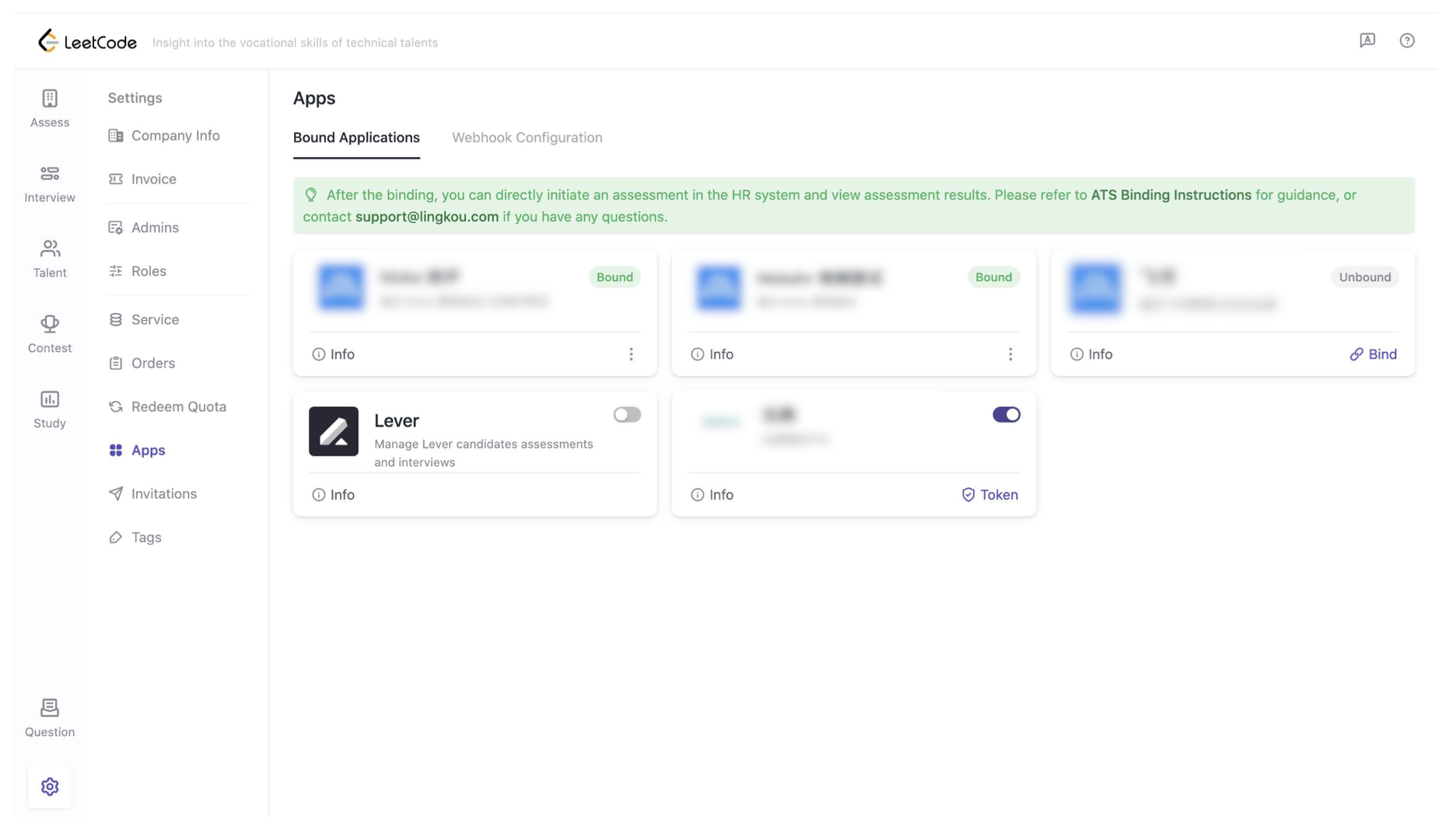Enabling and using the LeetCode Enterprise integration