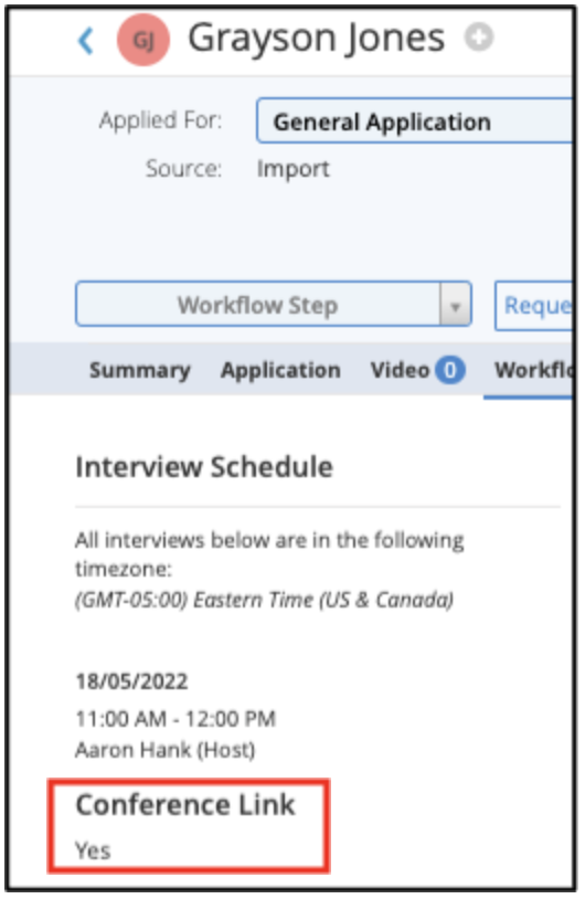 Schedule Microsoft Teams Conference for Interview
