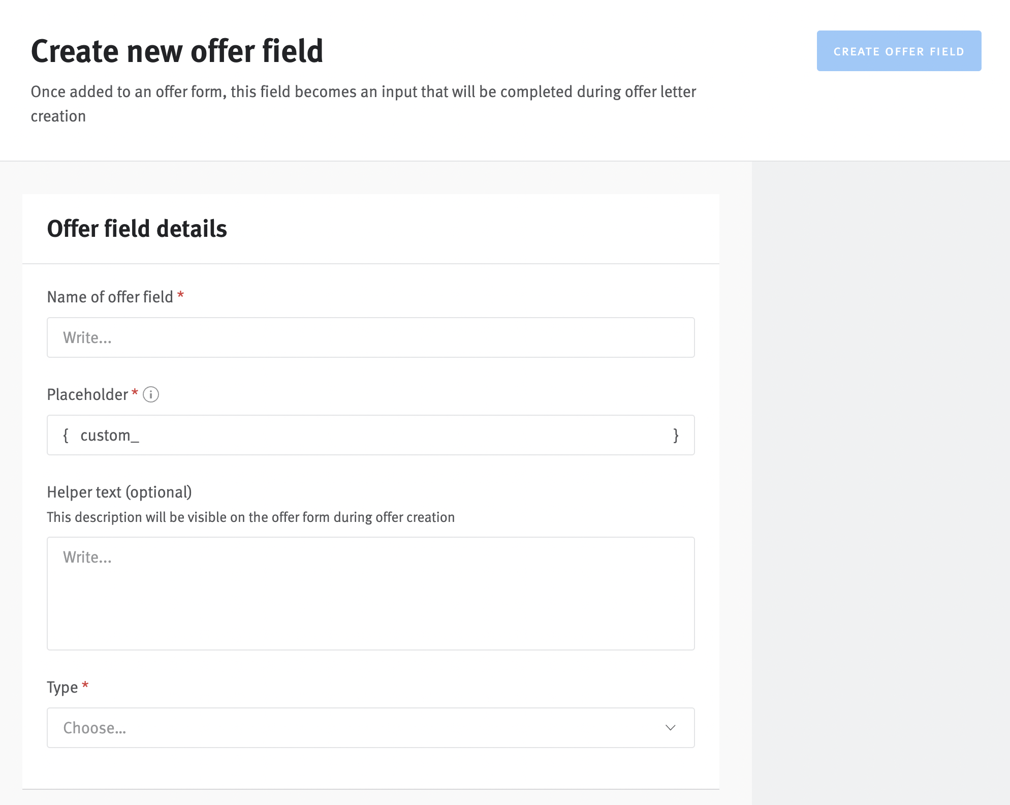 Creating Offer Letter Templates