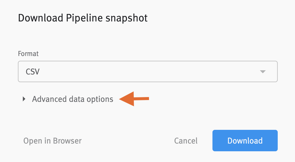 Visual Insights: Downloading data