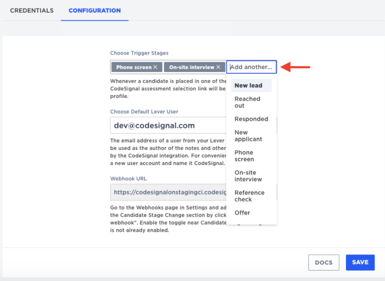 Enabling and using the Code Signal integration