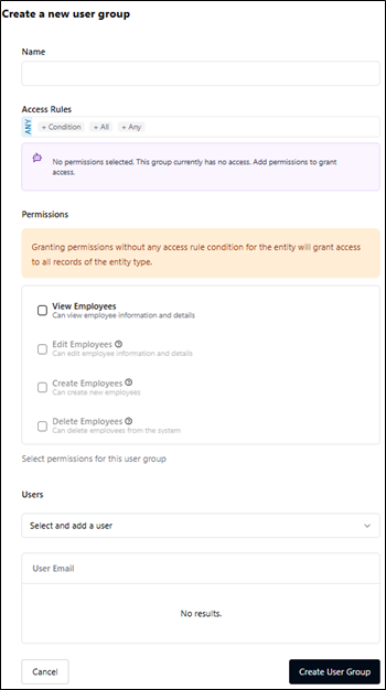 User Groups in Onboarding