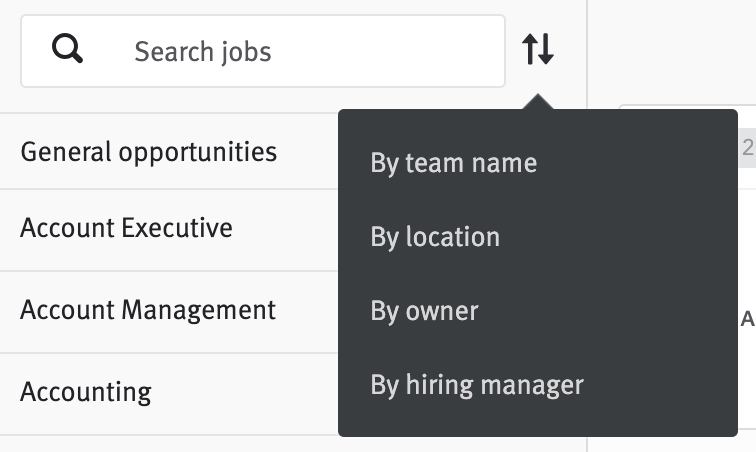Filtering the candidate pipeline