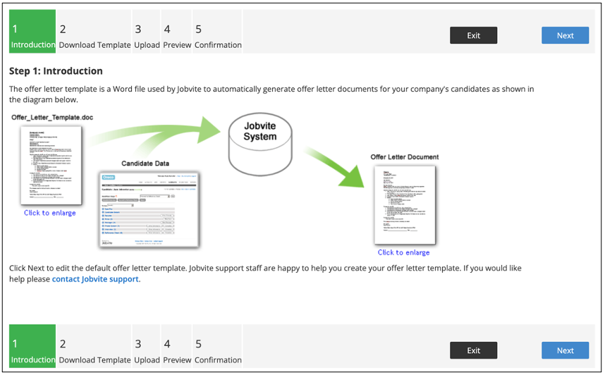 e-Signature Offer Letter Template Creation