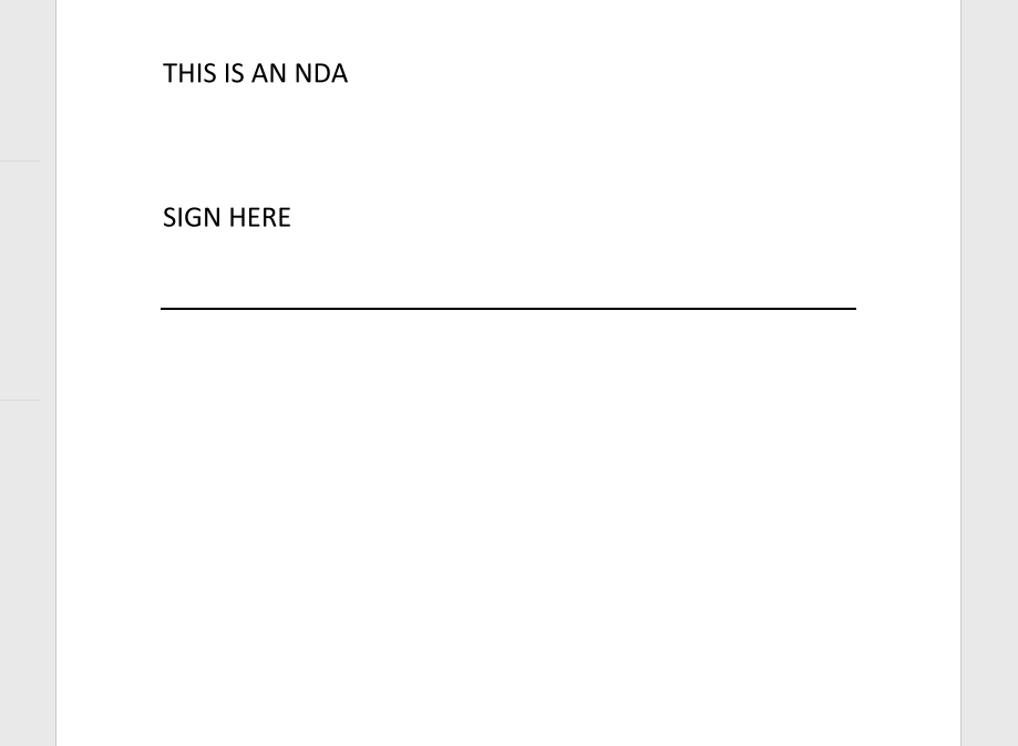 Adding e-signature requests to emails using DocuSign