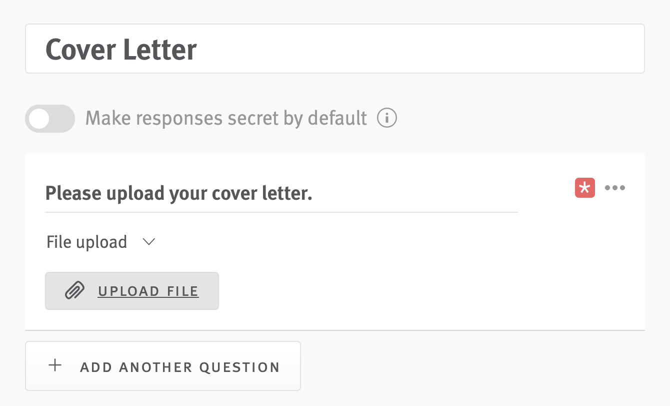 Configuring your Lever Application Form