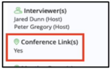 Schedule Microsoft Teams Conference for Interview