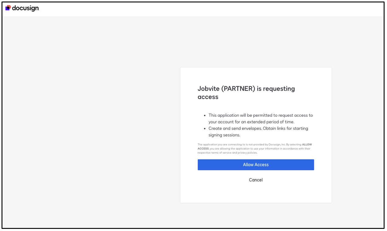 DocuSign Integration Updates