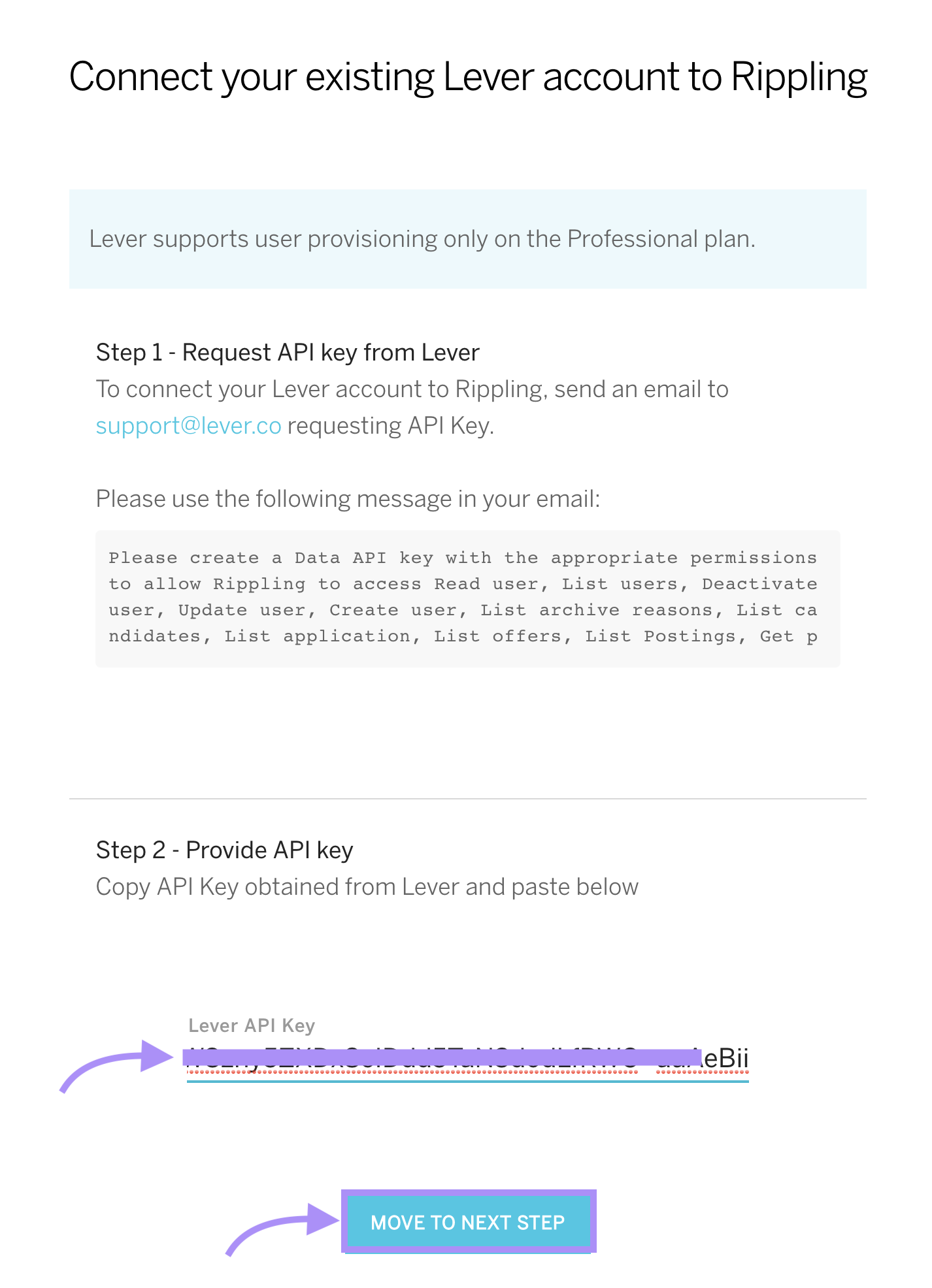 Enabling and Using the Rippling Integration