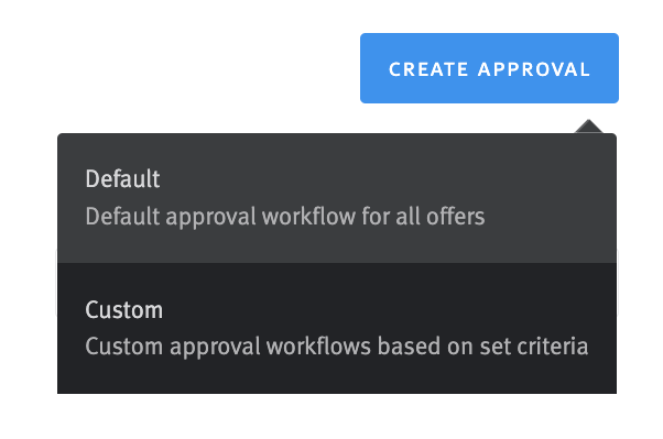 Building offer approval workflows