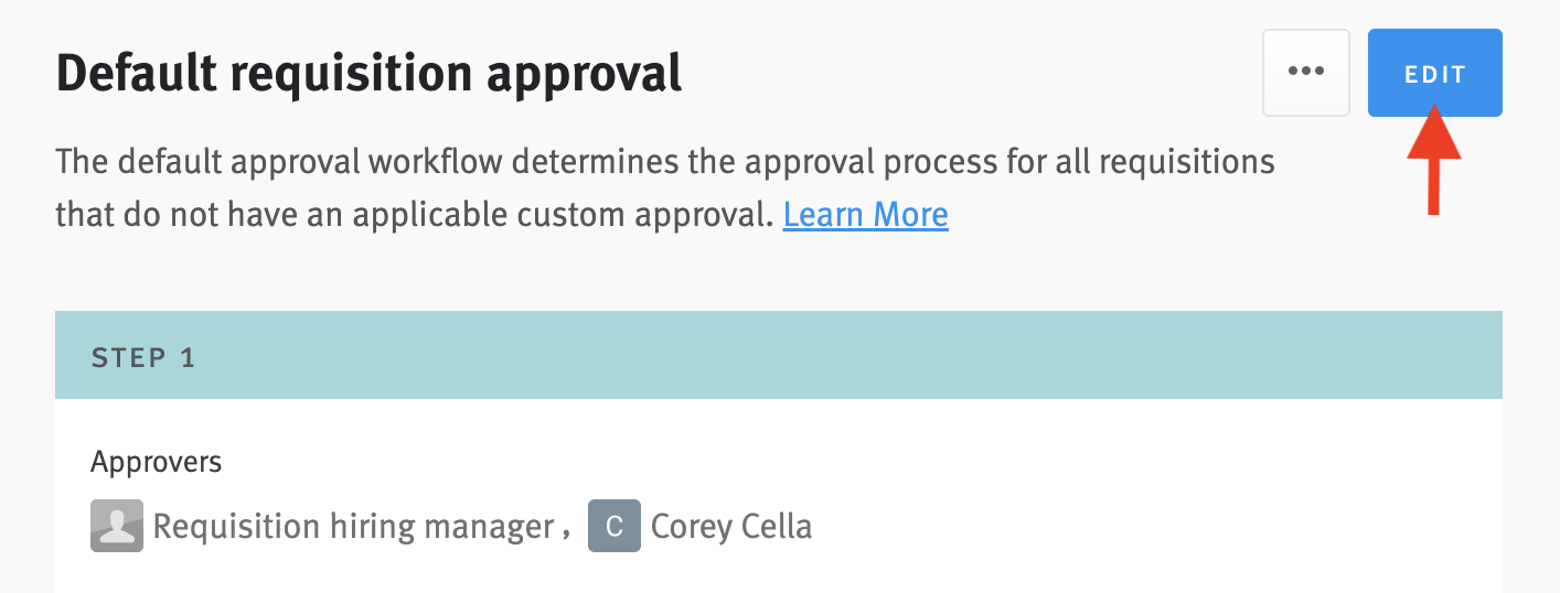 Building requisition approval workflows