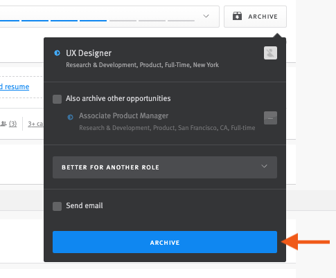 Archiving opportunities
