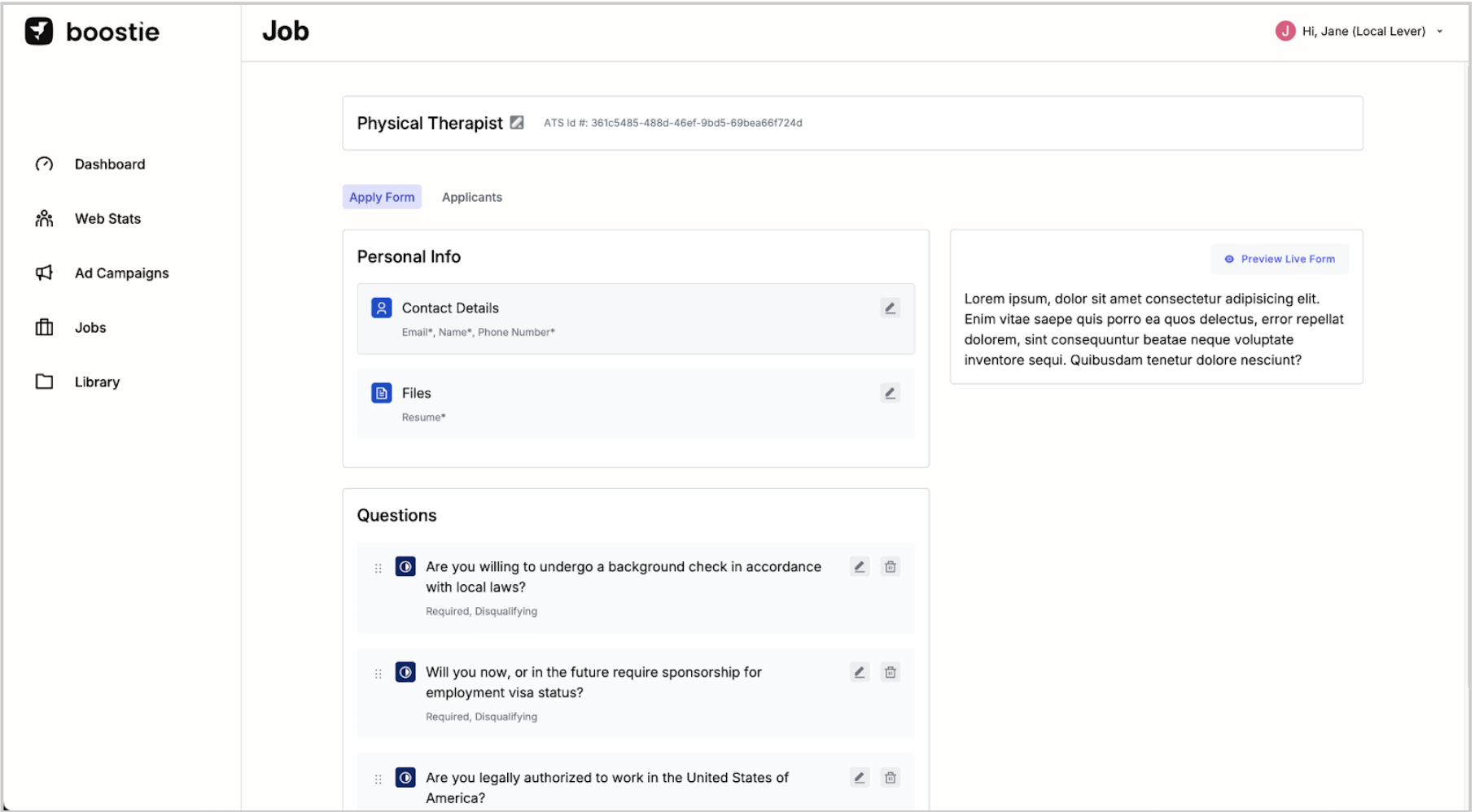 Enabling and using the Boostie integration