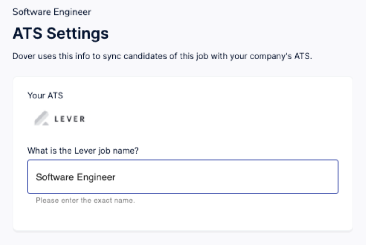 Enabling and using the Dover integration