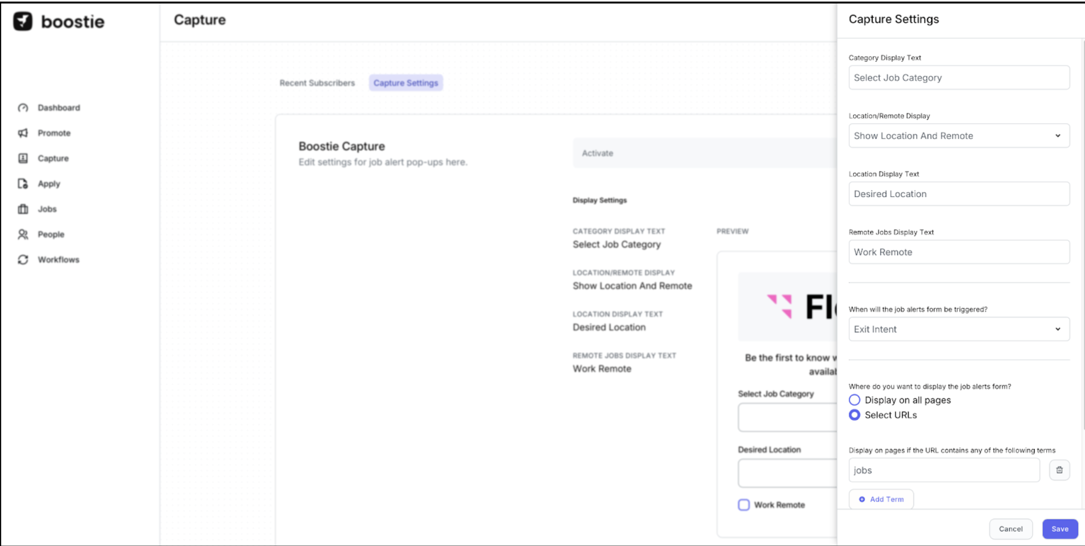Enabling and using the Boostie integration