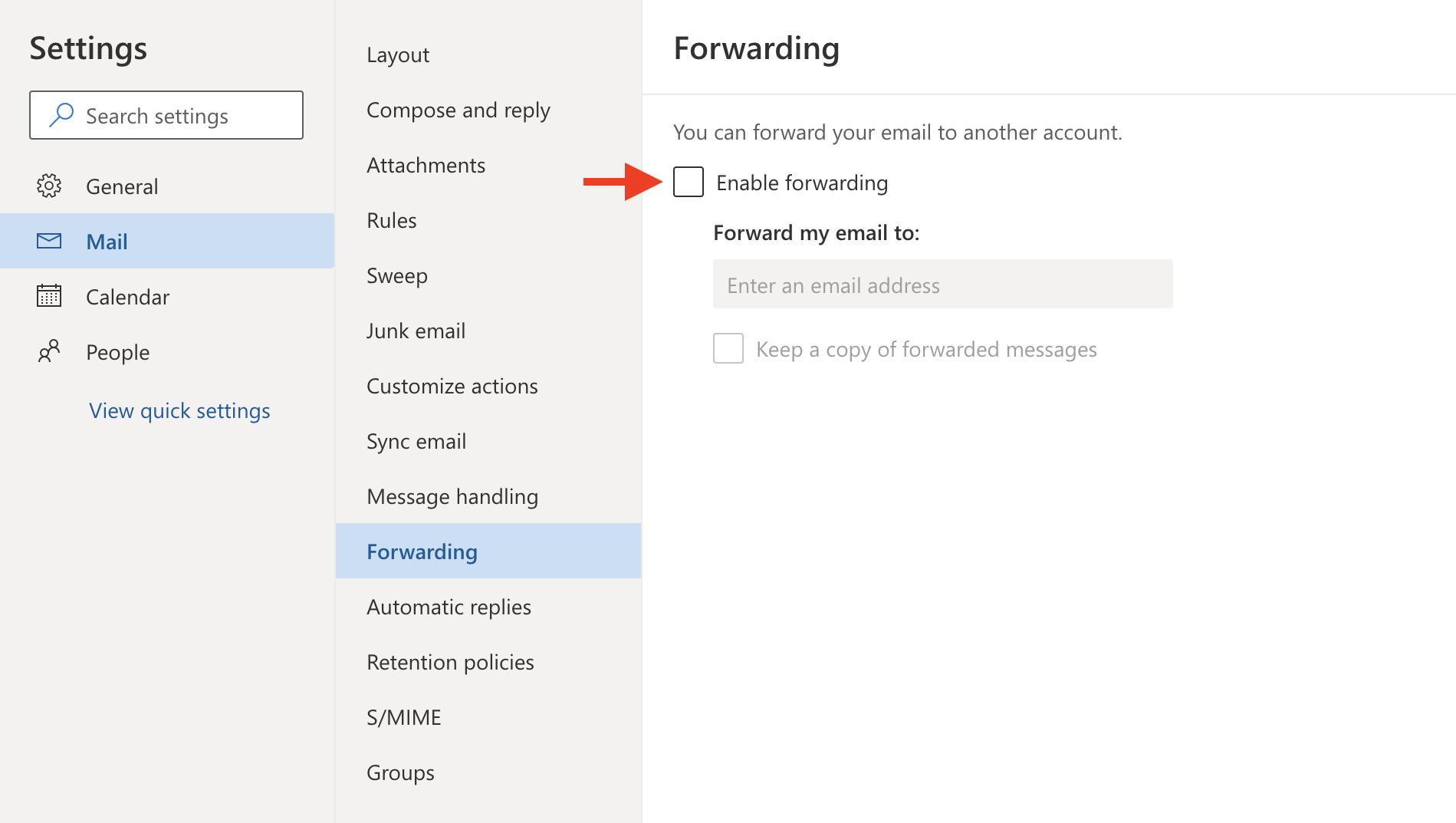Auto-forwarding email applications to Lever