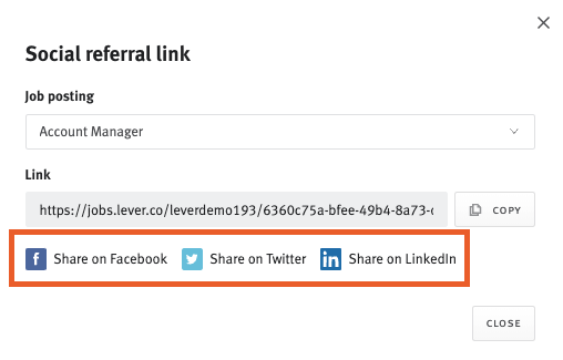 Setting Up a Referral Form and Tracking Referred Candidates