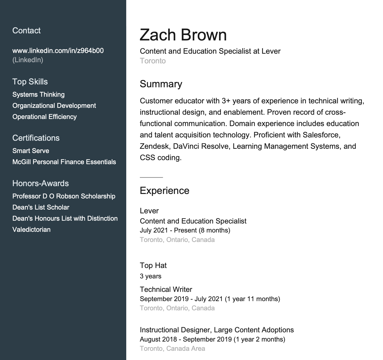 Saving a LinkedIn profile as a PDF