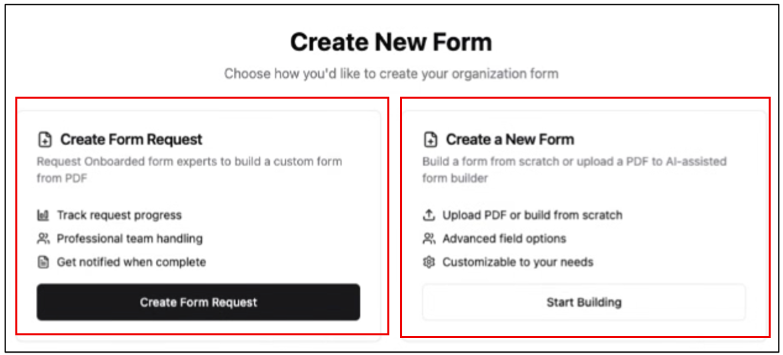 Forms in Onboarding