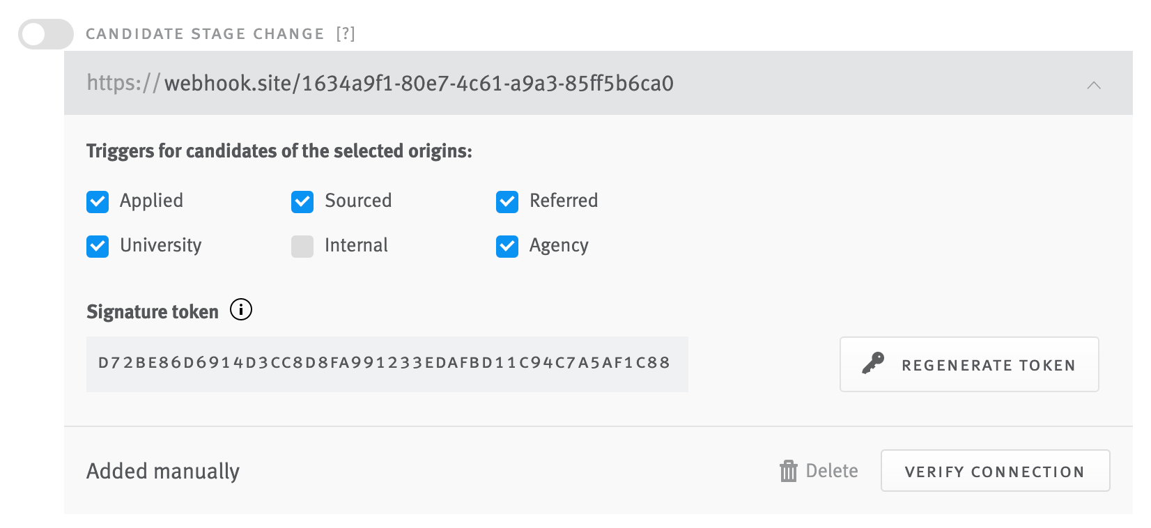 Configuring Webhooks