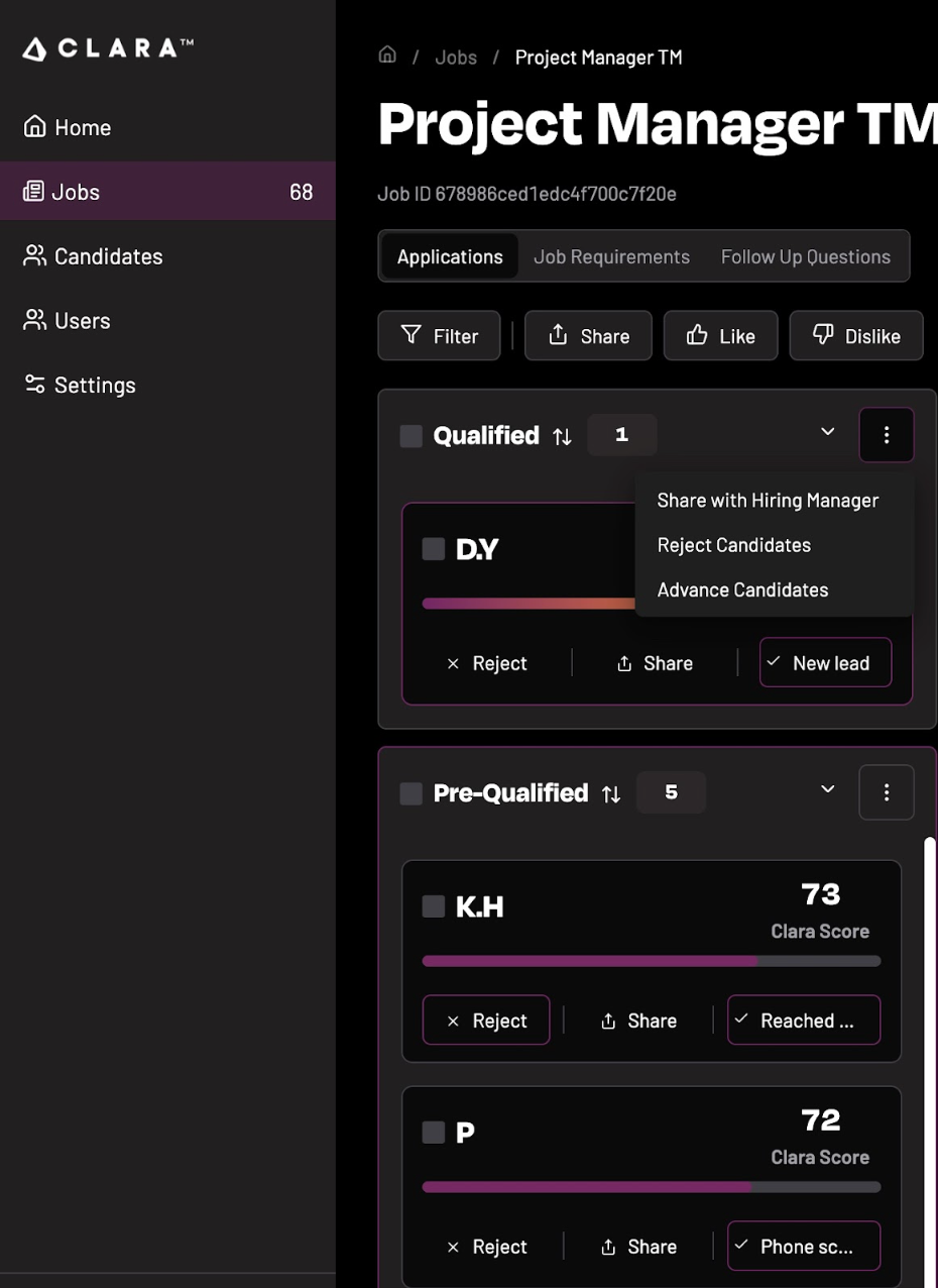Enabling and using the CLARA integration