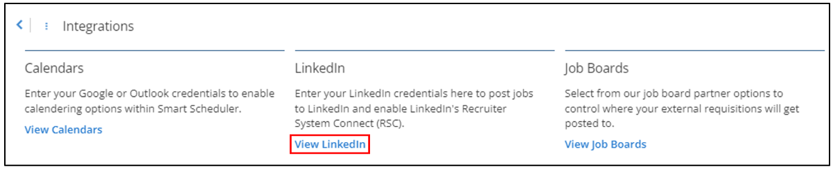 Configure LinkedIn Recruiter System Connect (RSC)