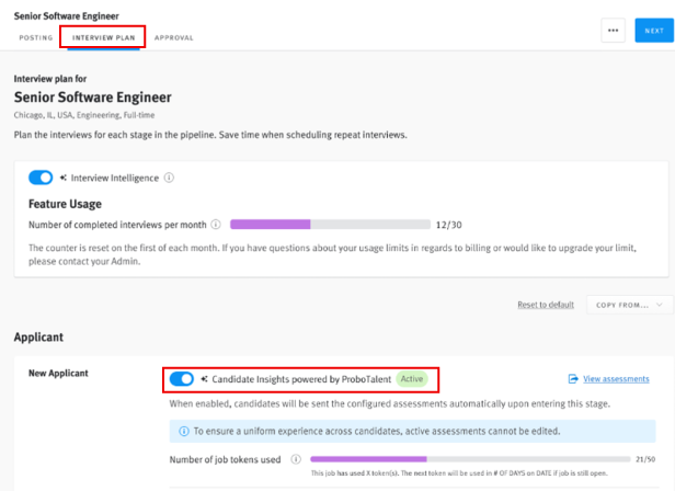 Candidate Insights Powered by ProboTalent
