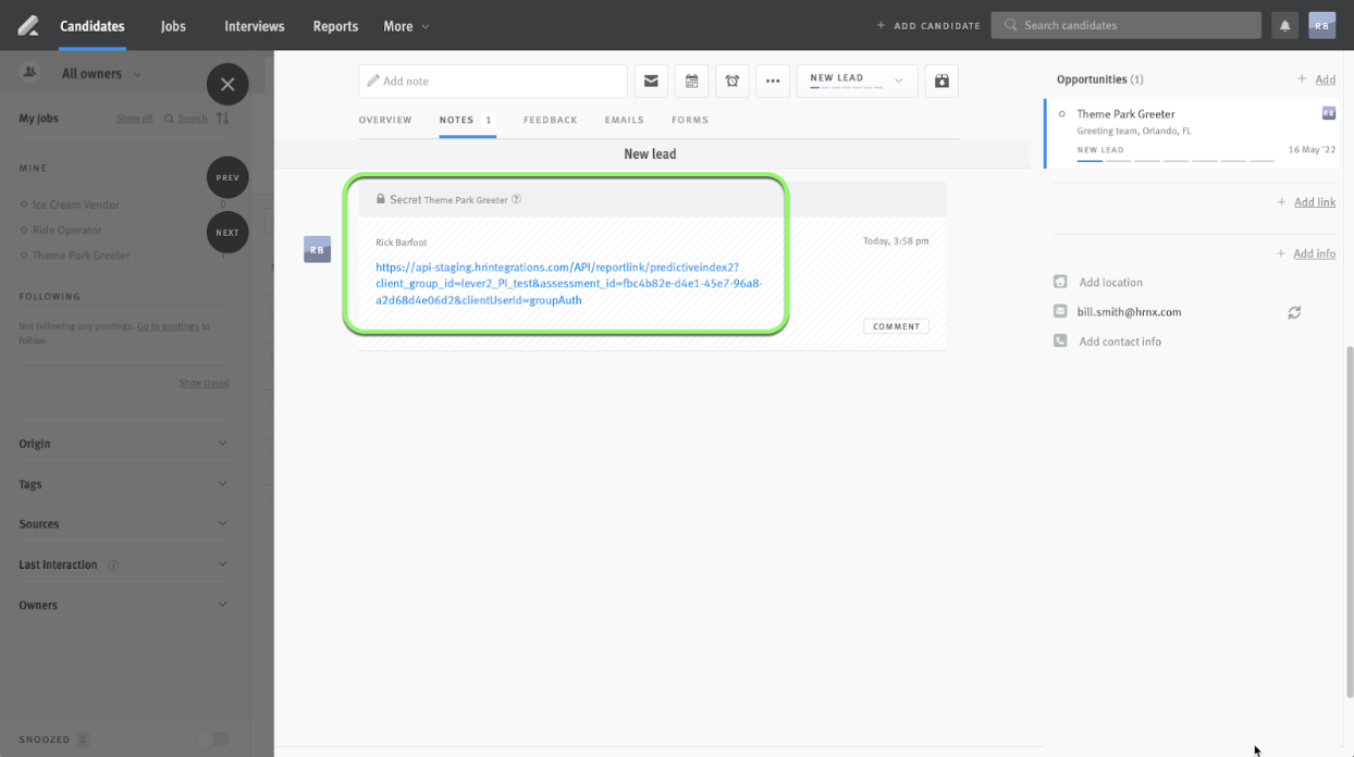Enabling and using the Predictive Index integration by Joynd