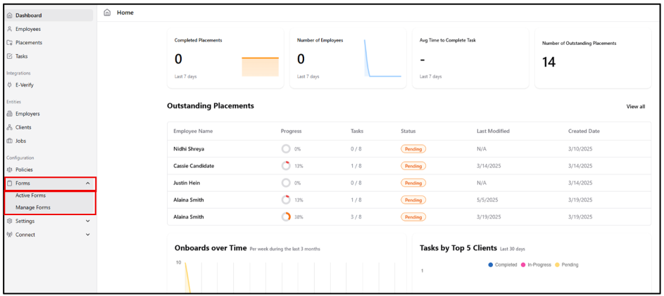 Forms in Onboarding