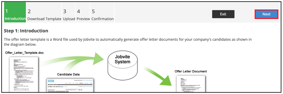 Add Offer Letter Templates