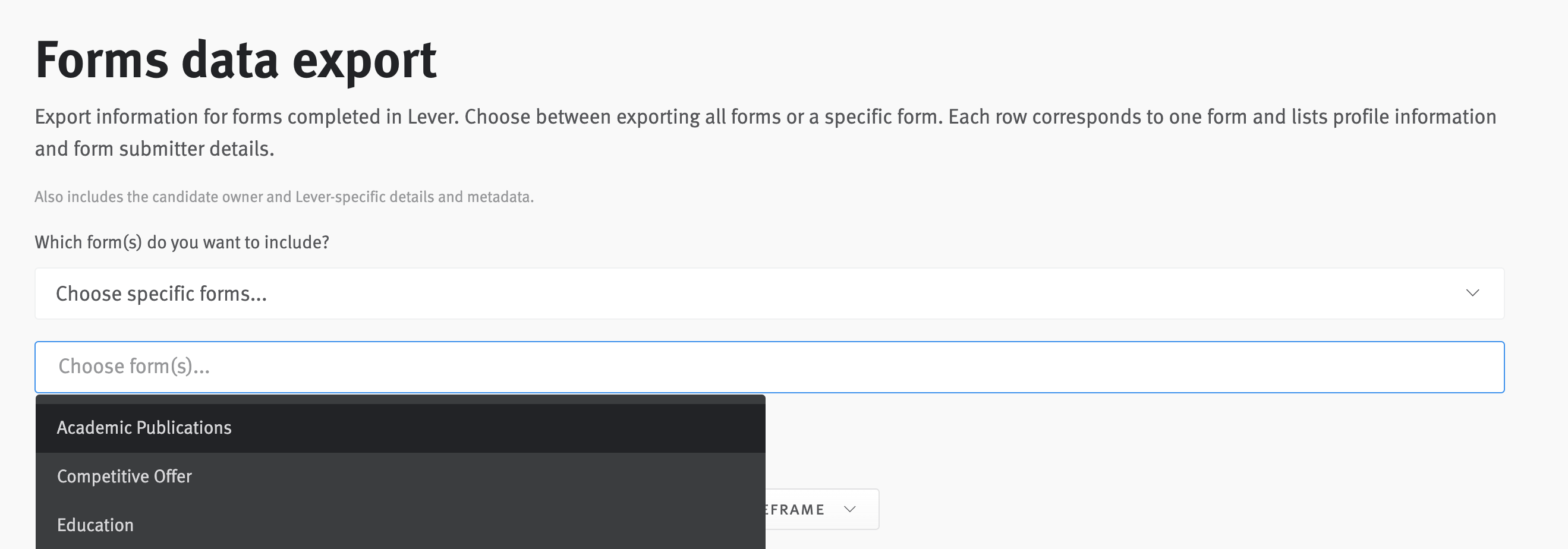 Configuring your Lever Application Form