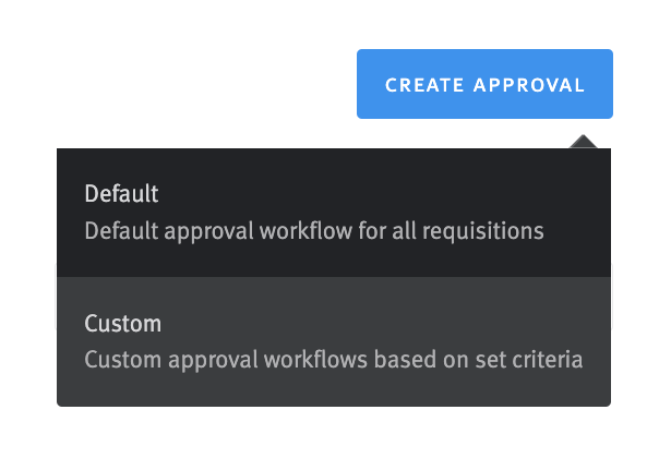 Building requisition approval workflows