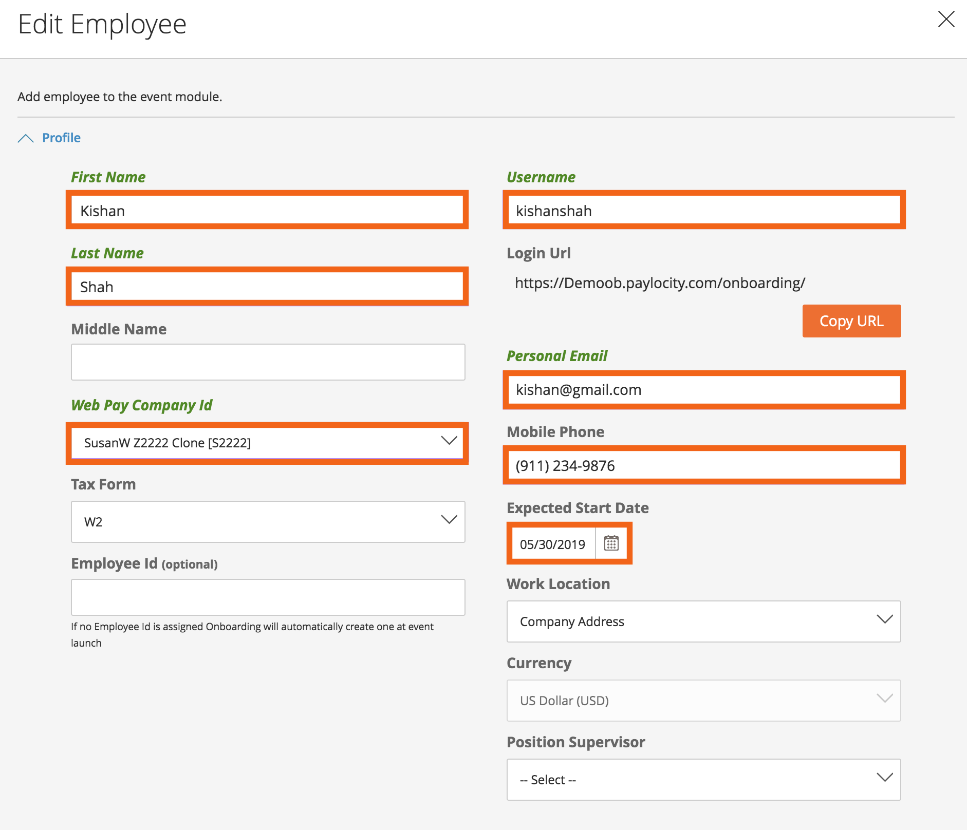Enabling and using the Paylocity integration