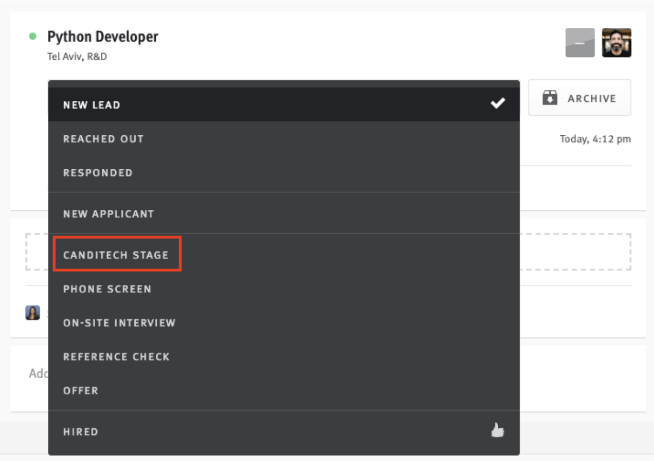Enabling and using the Canditech integration