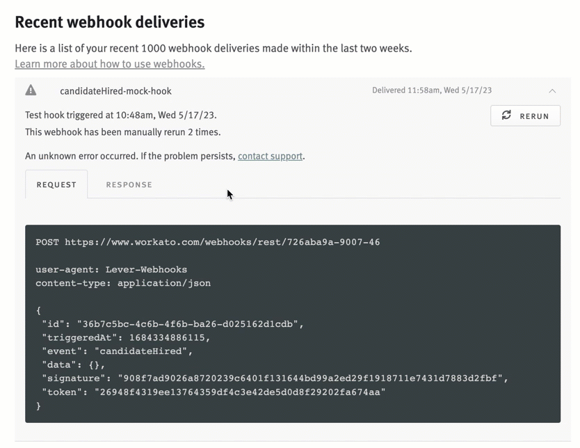 Configuring Webhooks