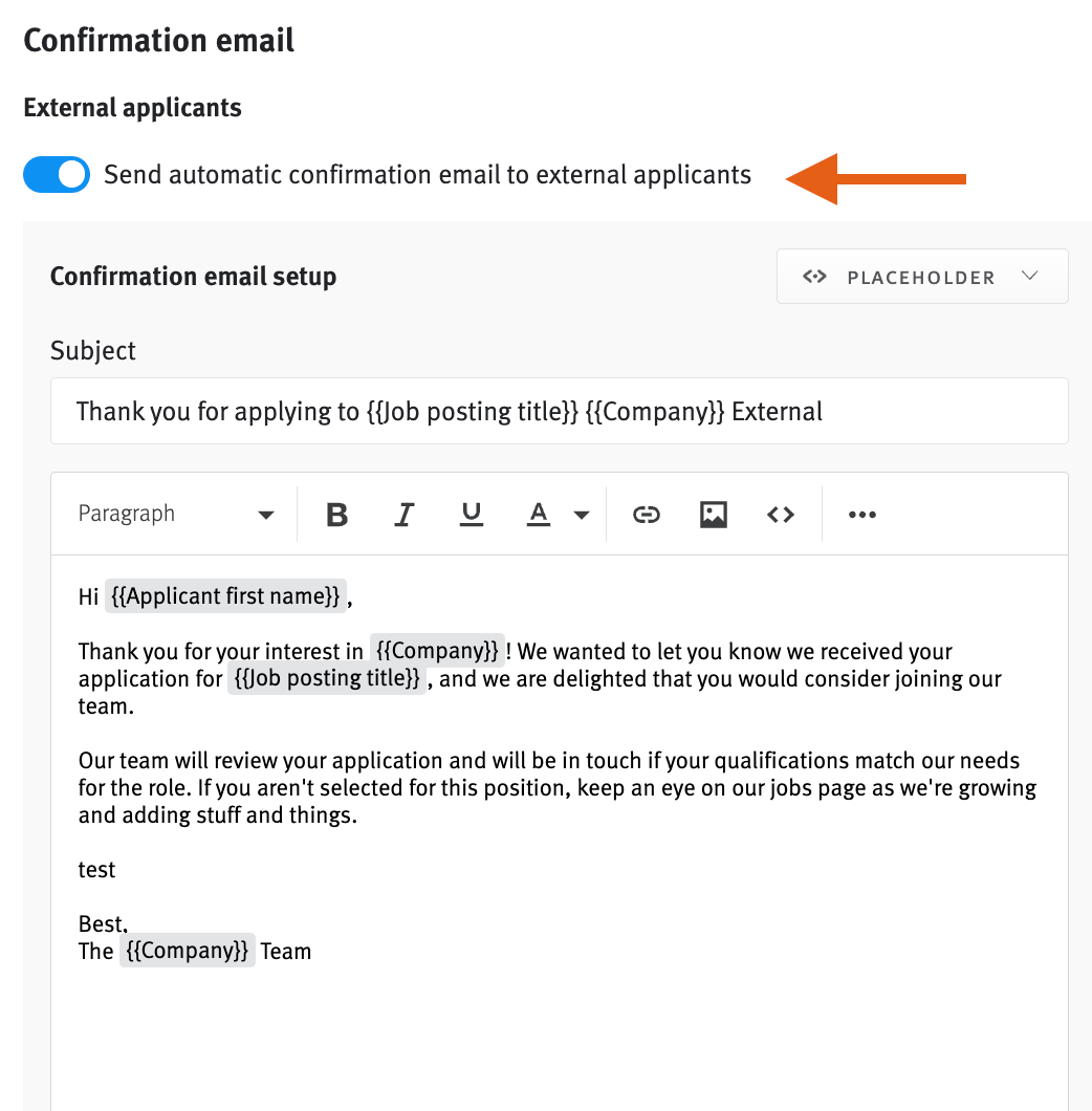 Configure Your Lever-hosted Job Site
