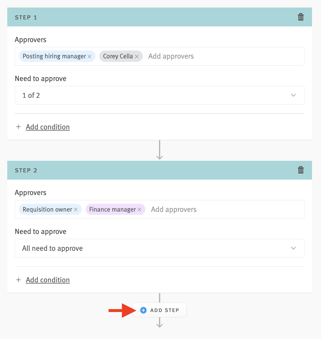 Building offer approval workflows