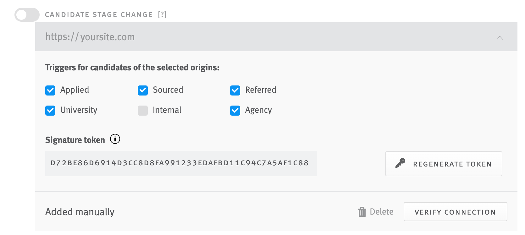Configuring Webhooks