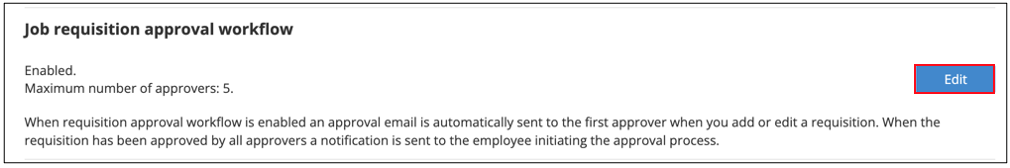 Setup Approval Chains