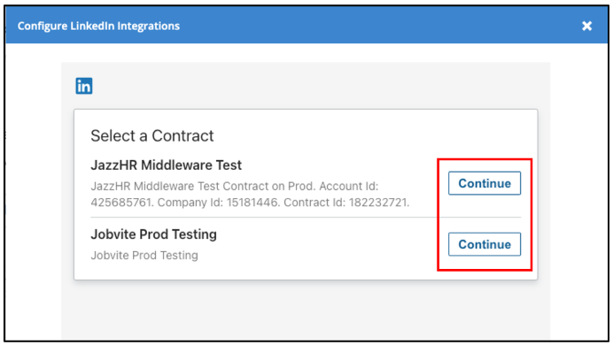 Configure LinkedIn Recruiter System Connect (RSC)