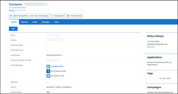 Using LinkedIn Recruiter System Connect (RSC)
