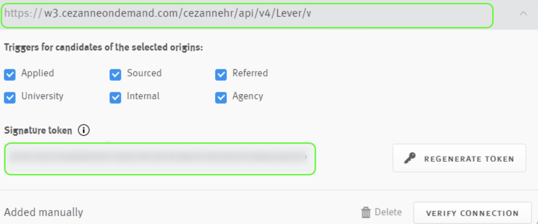 Enabling and using the Cezanne HR integration