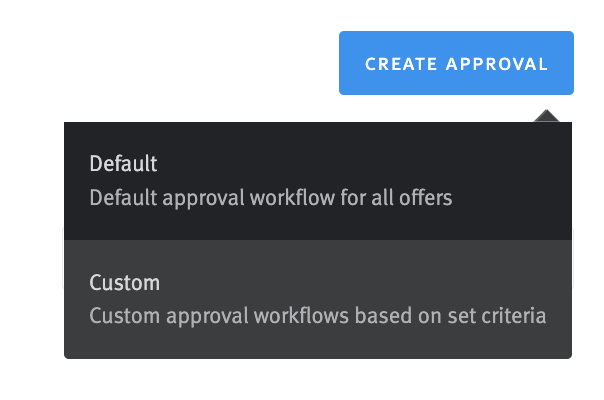 Building offer approval workflows