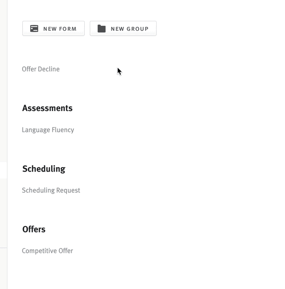 Creating form templates