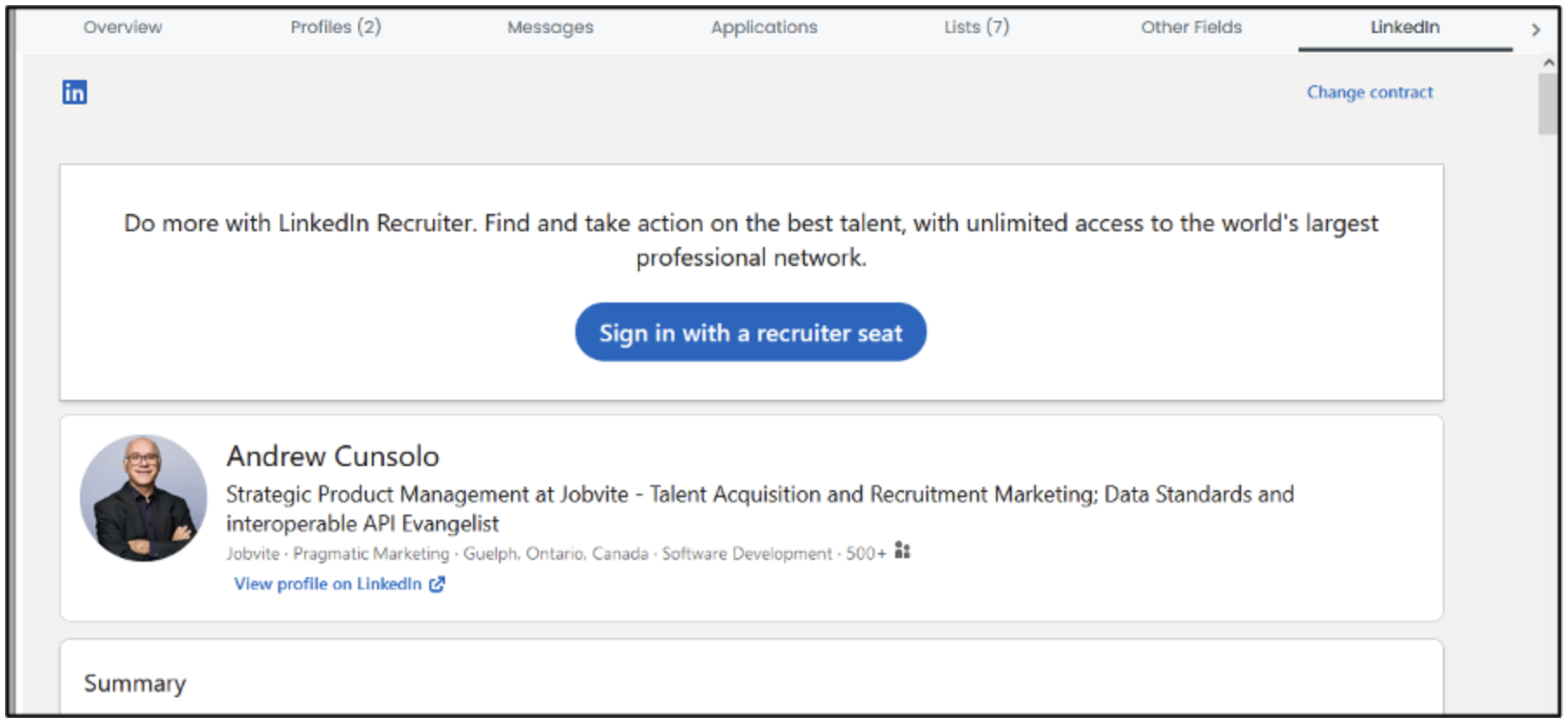 LinkedIn CRM Connect