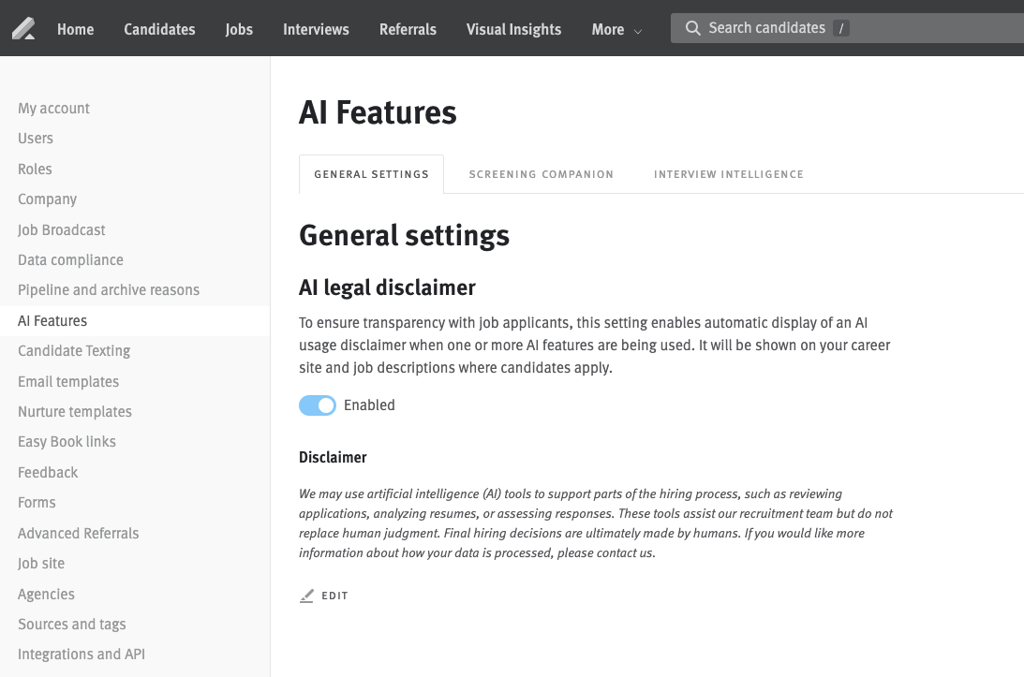 AI Disclaimer Statement